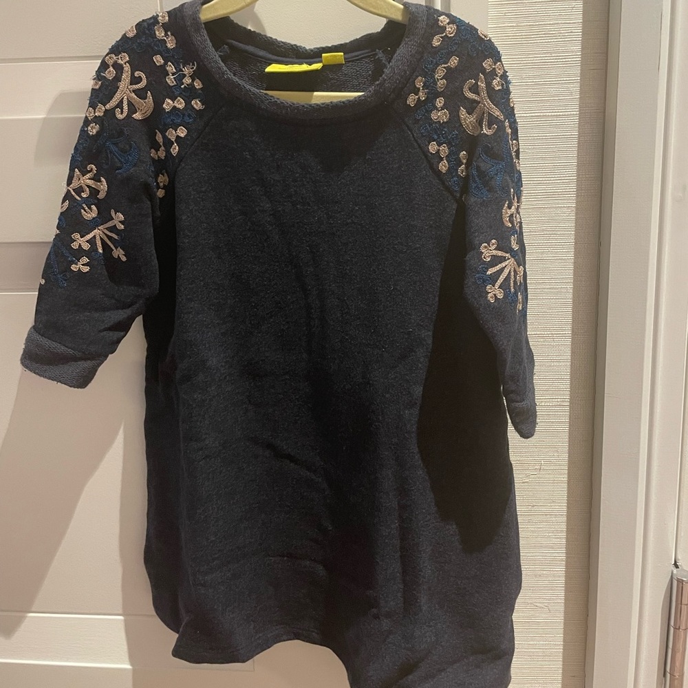 Roller Rabbit Embroidered Sweatshirt Dress- Sz 4